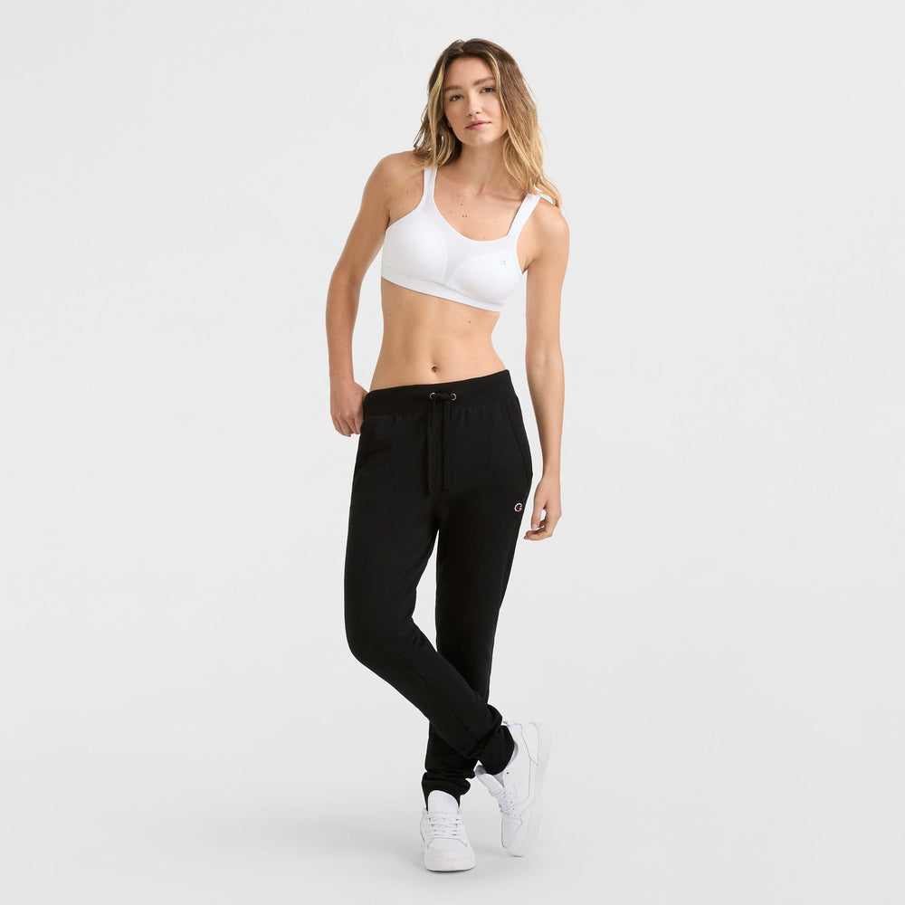 Champion Spot Comfort High-Impact Sports Bra - White