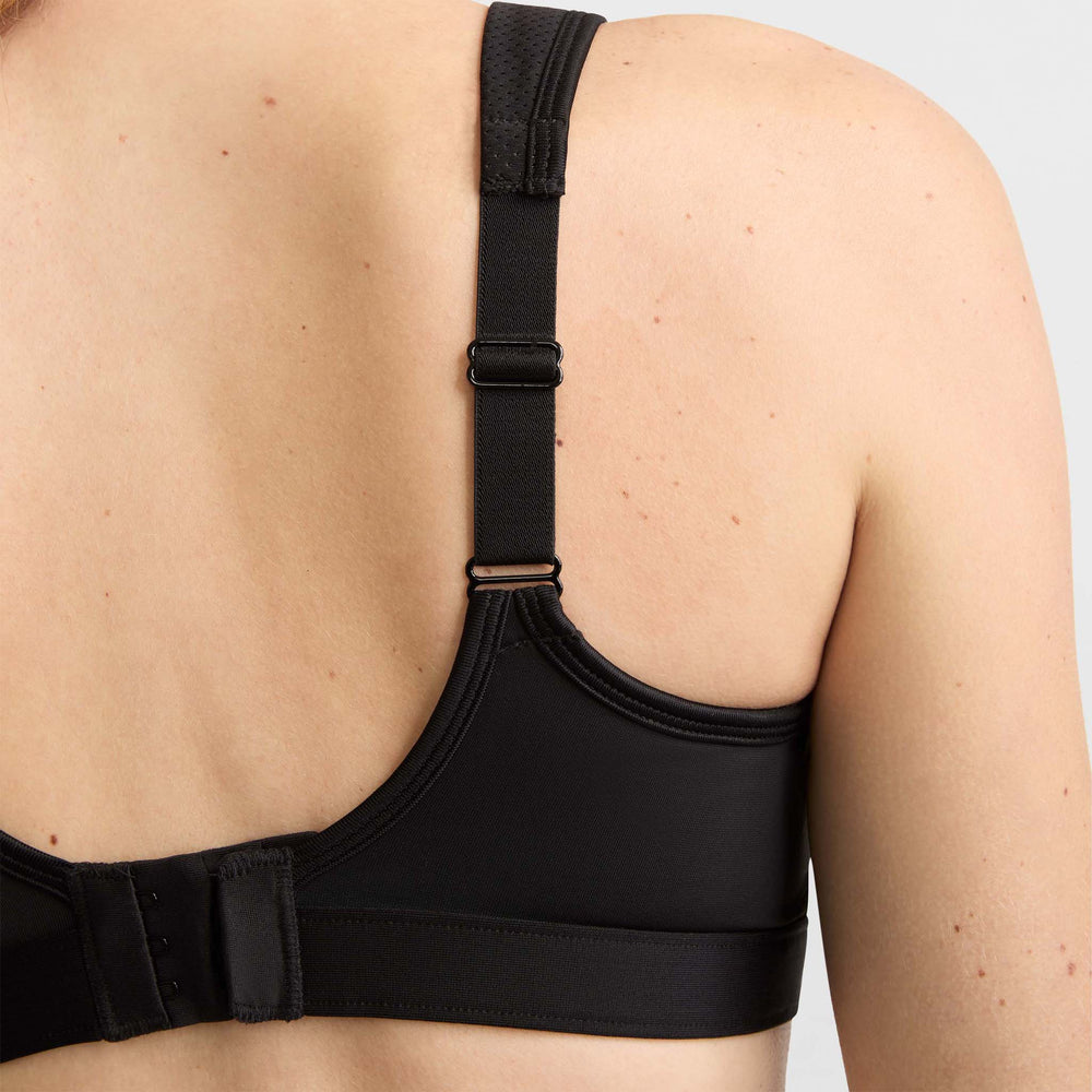Champion Spot Comfort High-Impact Sports Bra - Black