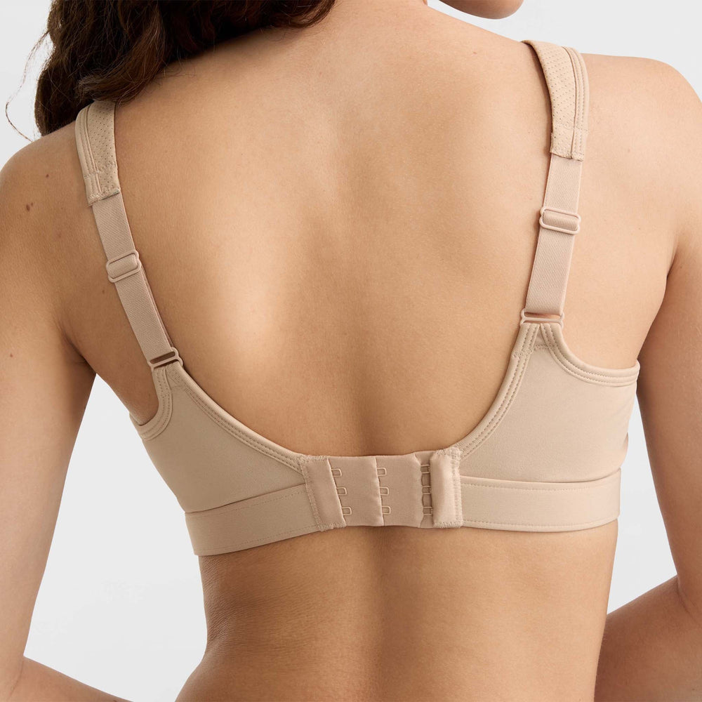 Champion Spot Comfort High-Impact Sports Bra - Nude