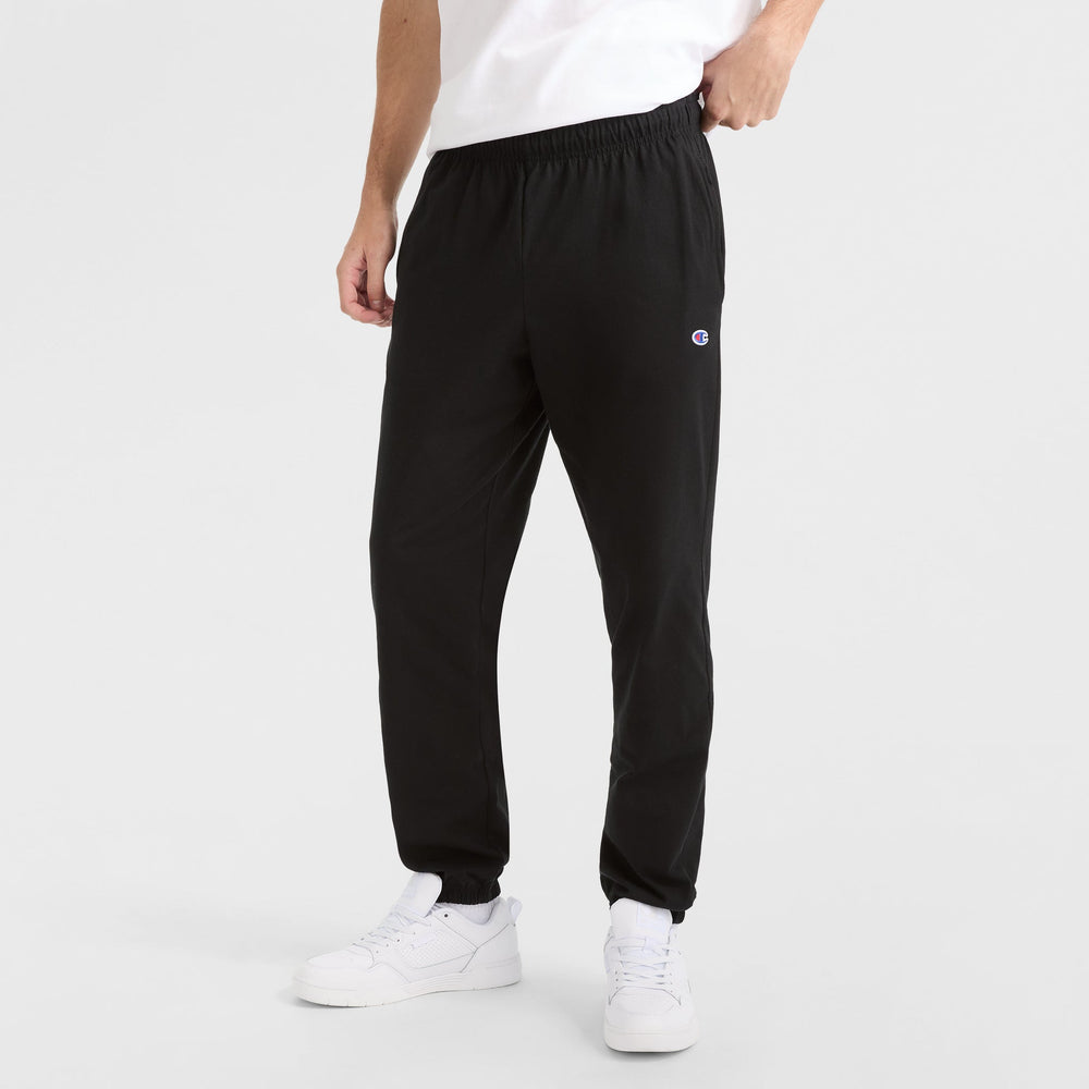 Champion Lightweight Lounge Pants, Cinched Hem - Black