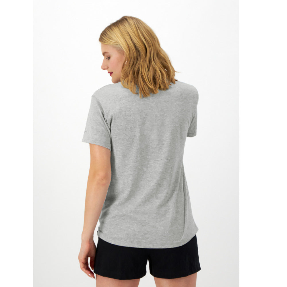 Champion Classic T-Shirt, Script Logo - Oxford Grey Heather