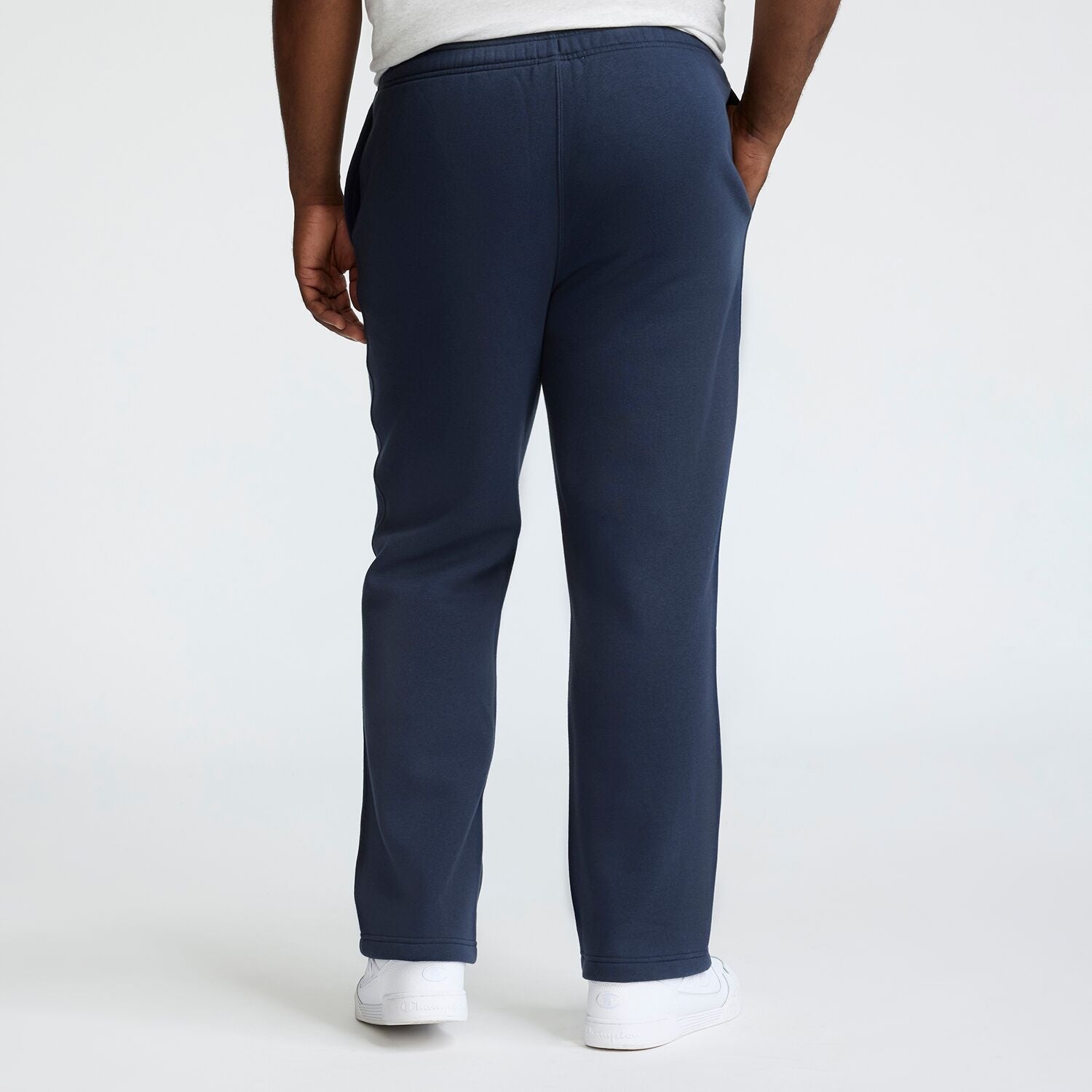 Champion Powerblend Sweatpants, Open Hem - Big & Tall - Deep Navy