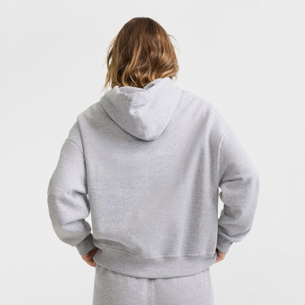 Champion Powerblend Relaxed Hoodie - Oxford Grey Heather