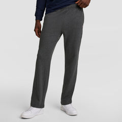 Champion Lightweight Lounge Pants, Open Hem - Granite Heather