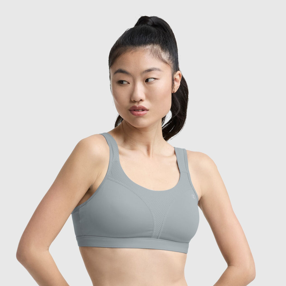 Champion Spot Comfort High-Impact Sports Bra - Quarry