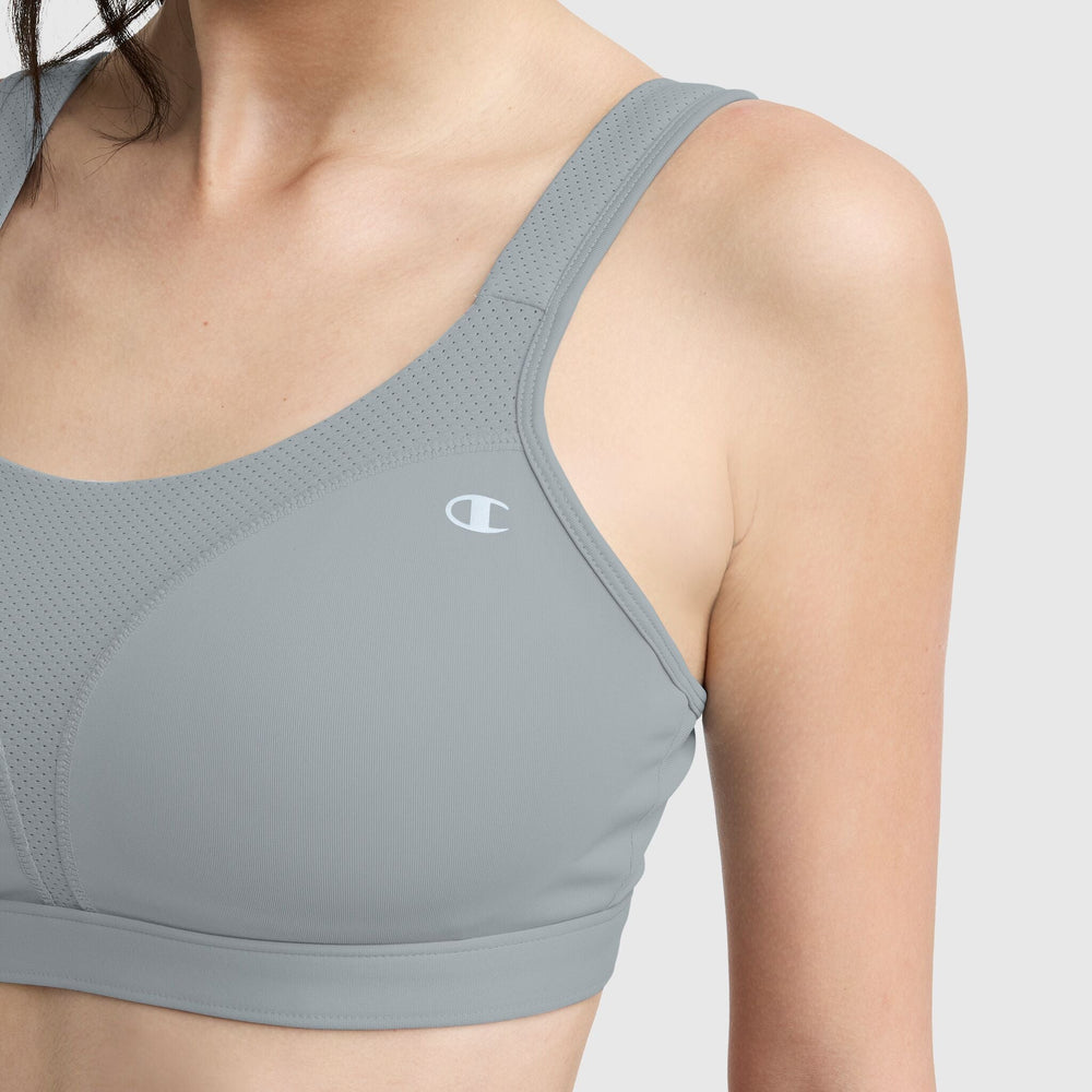 Champion Spot Comfort High-Impact Sports Bra - Quarry