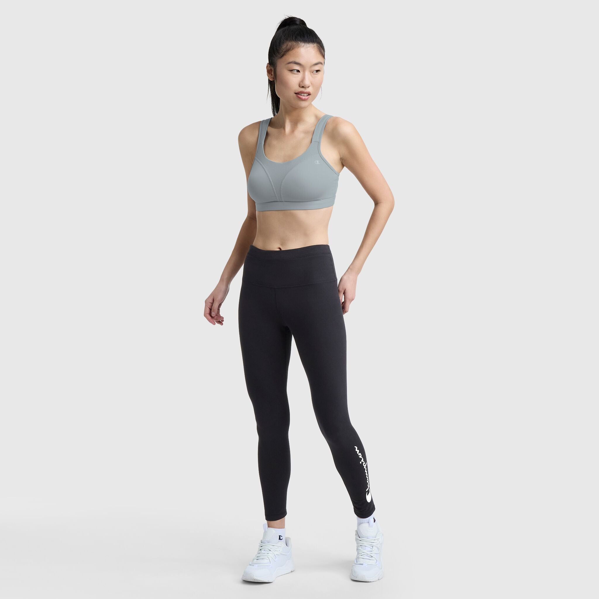 Champion Spot Comfort High-Impact Sports Bra - Quarry
