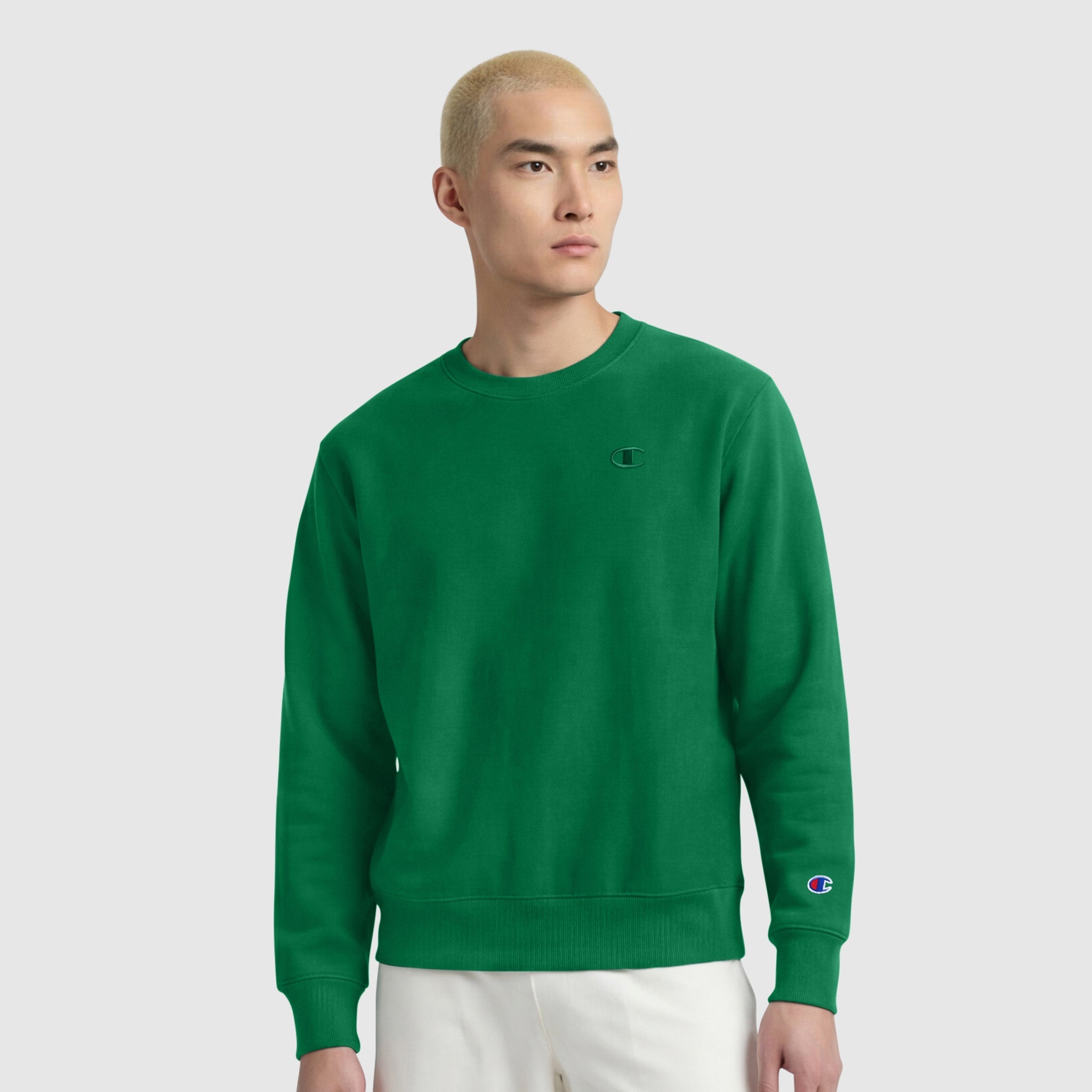 Champion Powerblend Crewneck Sweatshirt - Verdant Green