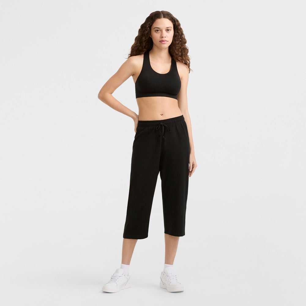 Champion Lightweight Lounge Capri Pants - Black