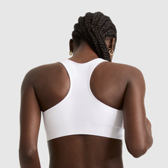 Champion Seamless Racerback Sports Bra - White