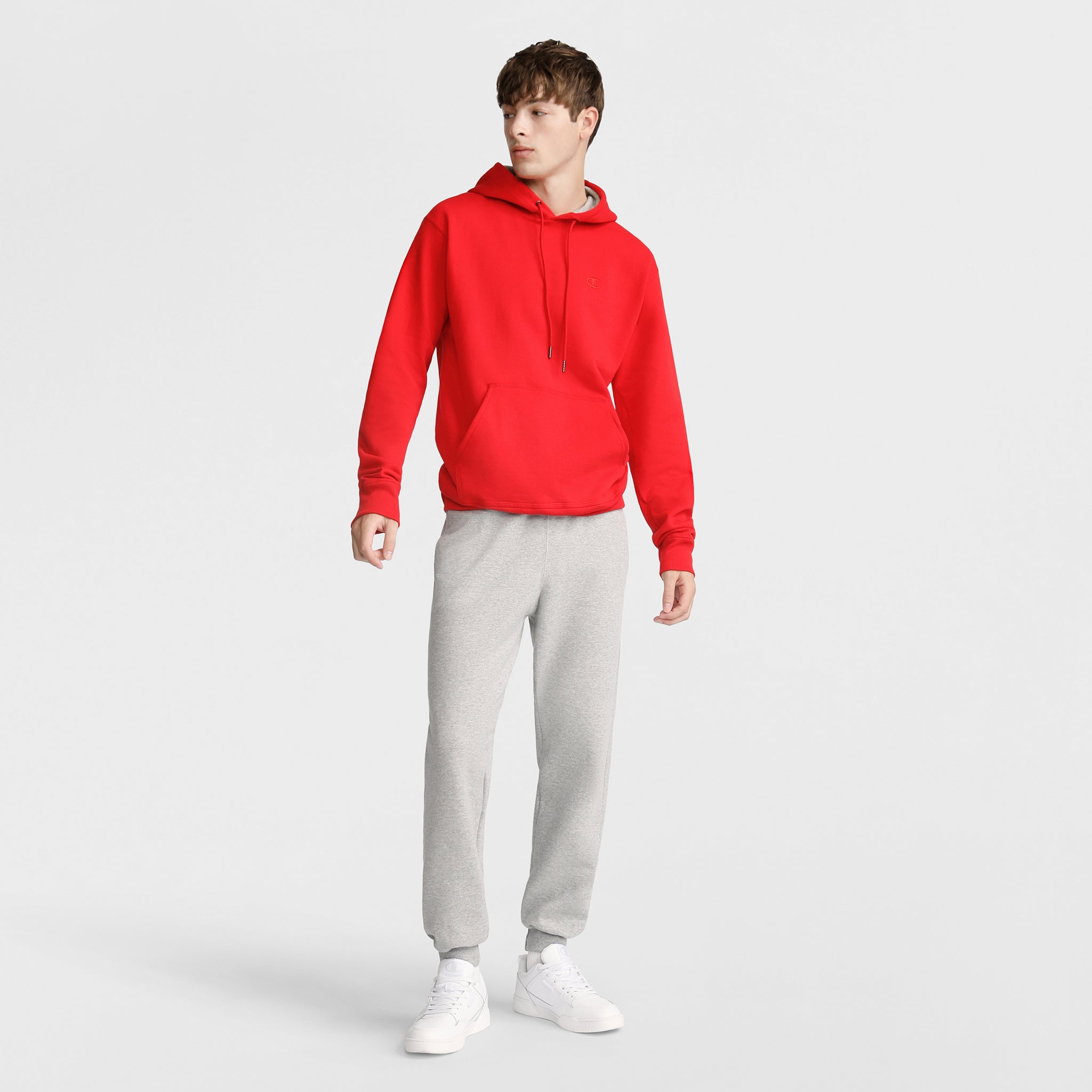 Champion Powerblend Hoodie - Tango Red