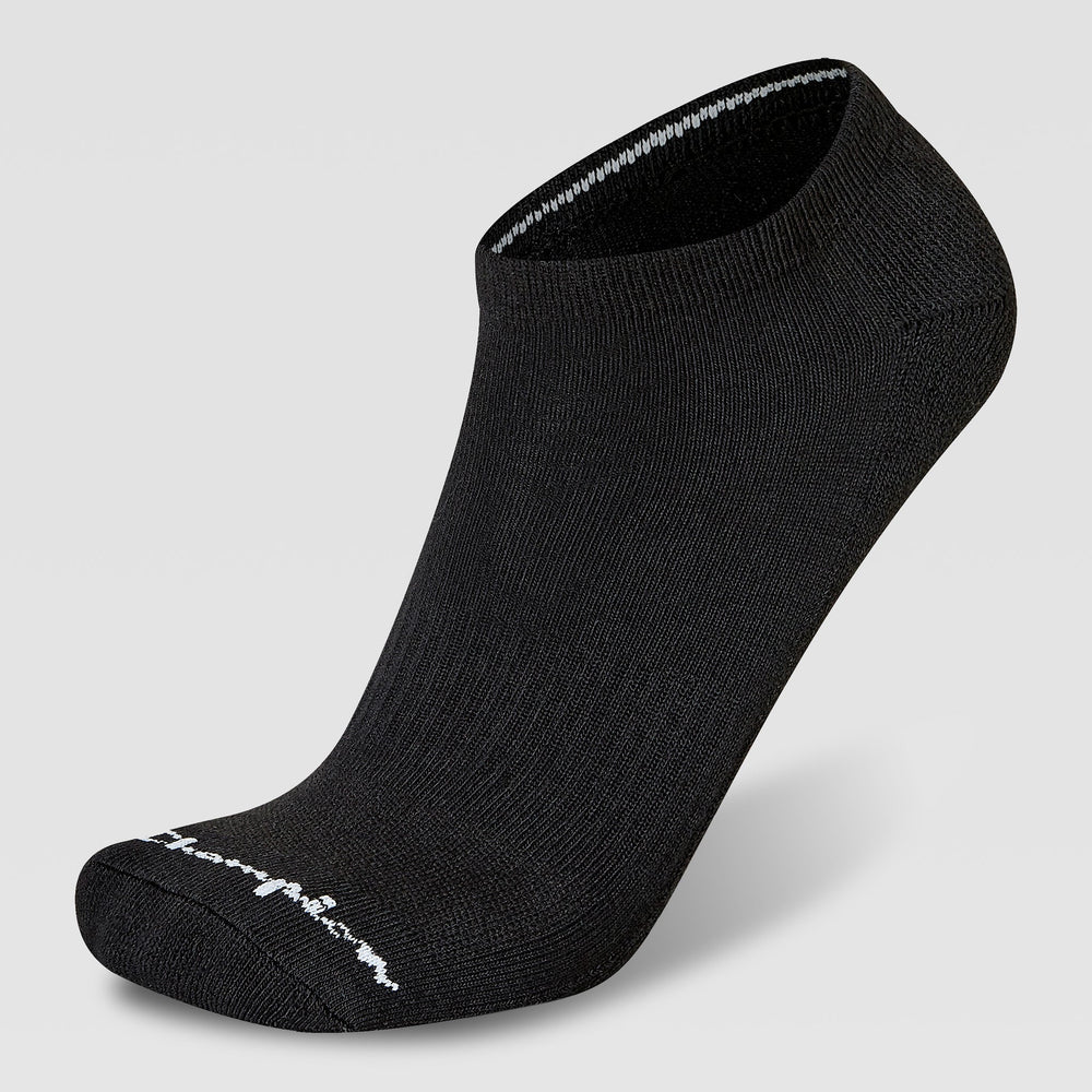 Champion 6Pk Men's Cushion Low Cut - Black