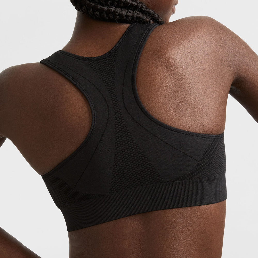 Champion Seamless Racerback Sports Bra - Black