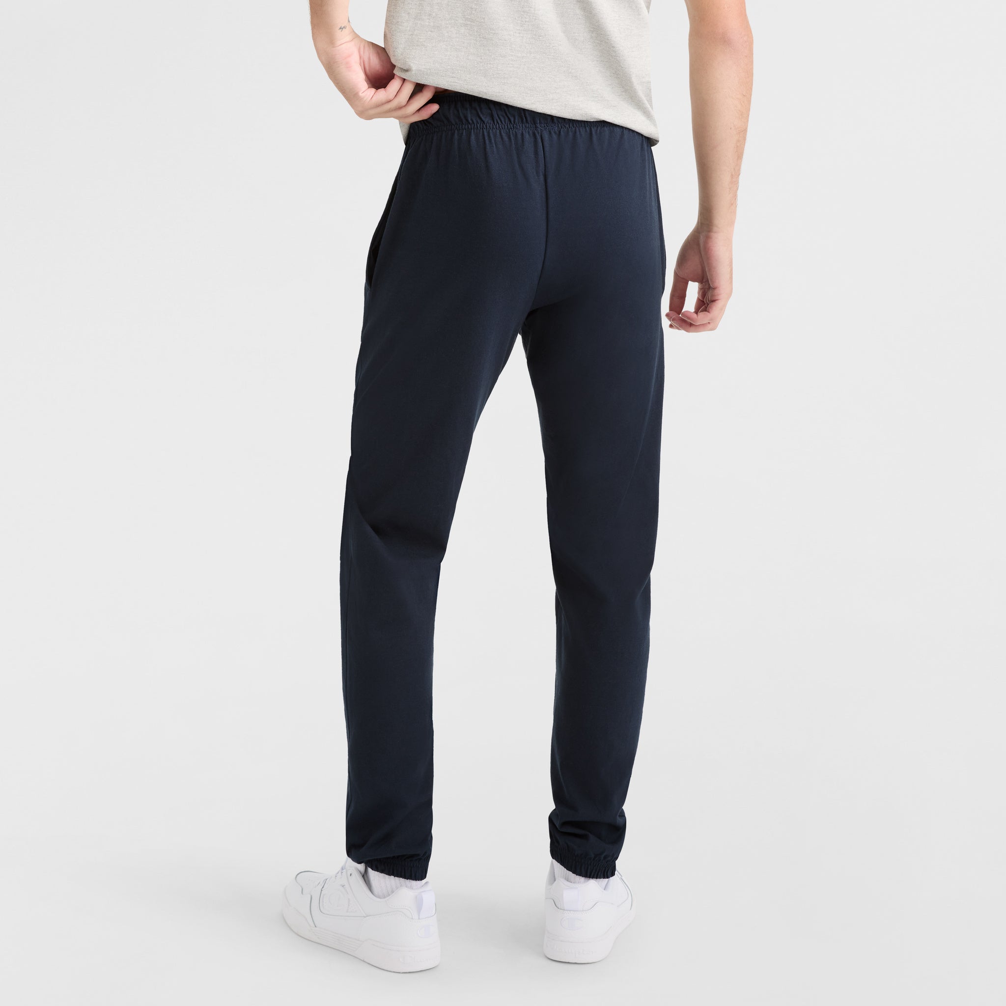 Champion Lightweight Lounge Pants, Cinched Hem - Navy