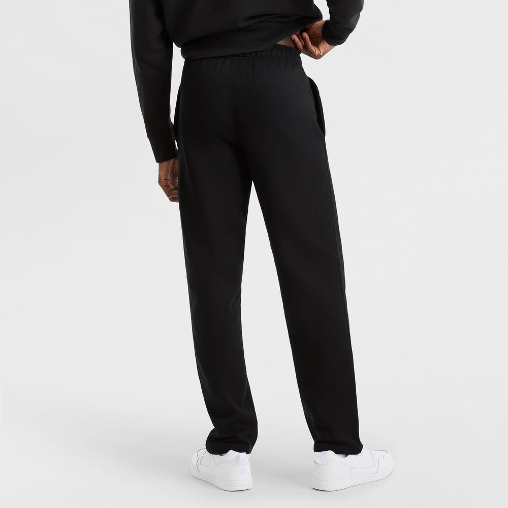Champion Powerblend Sweatpants, Open Hem - Black