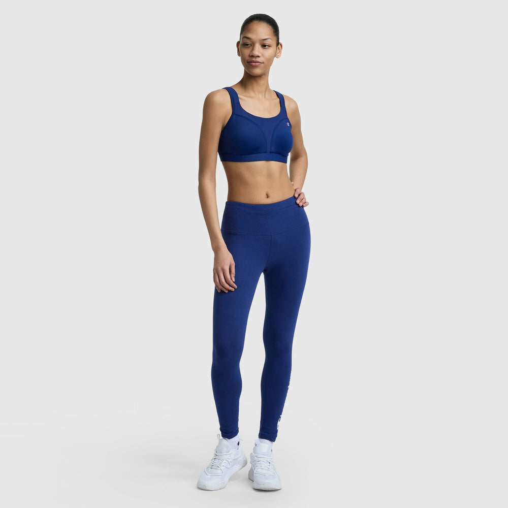 Champion Spot Comfort High-Impact Sports Bra - Blue Depth