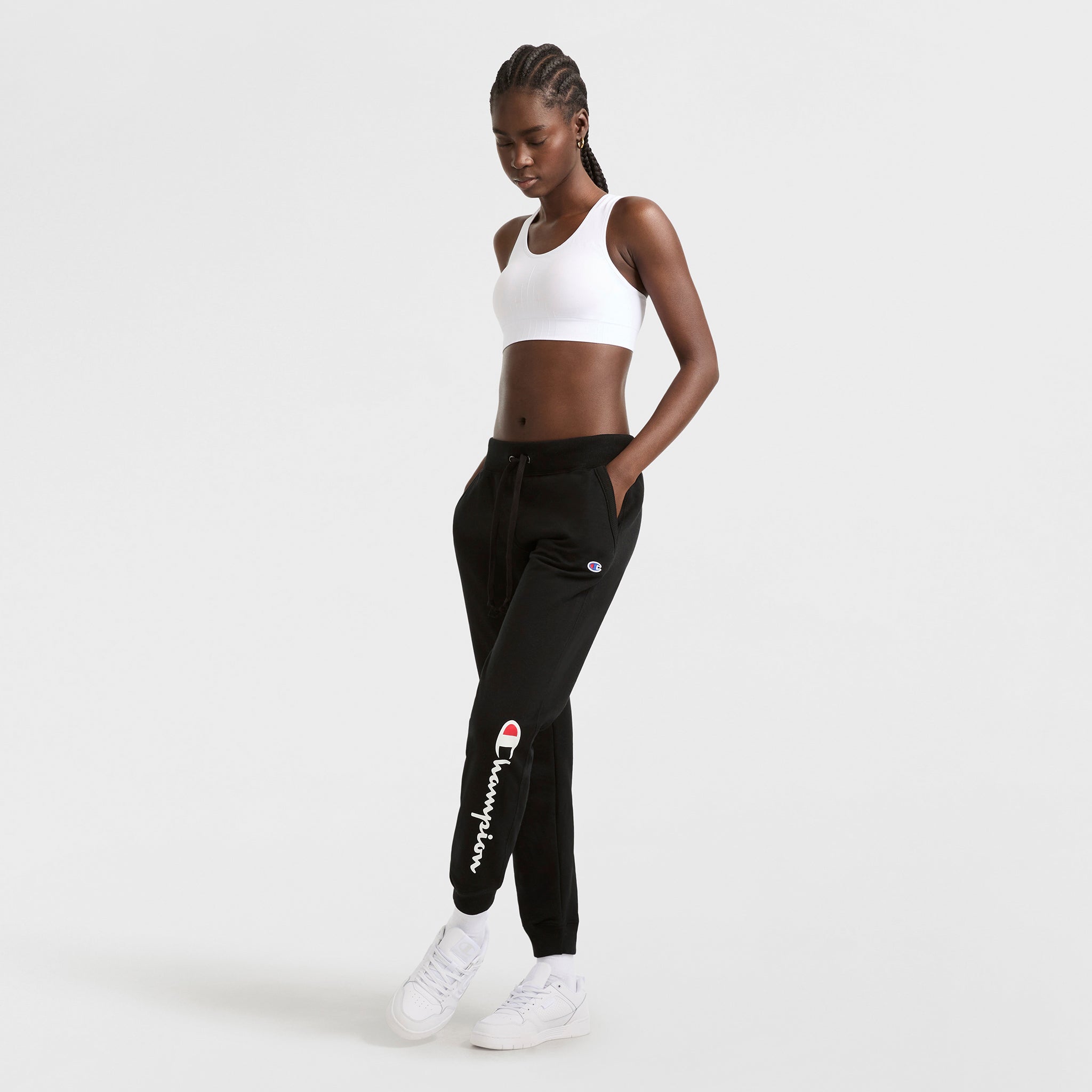 Champion Infinity Racerback Sports Bra - Bright White