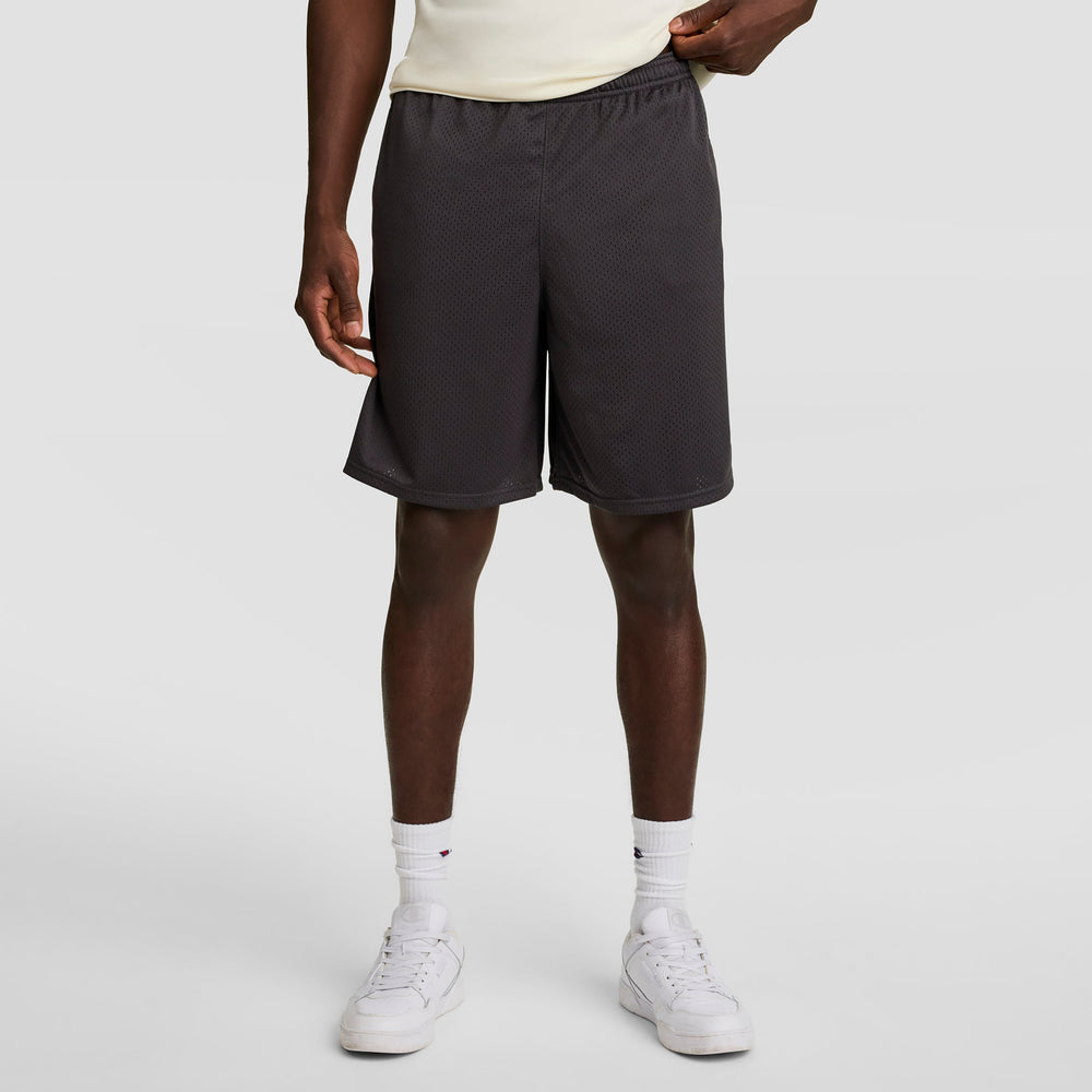 Champion 9" Classic Mesh Shorts - Granite