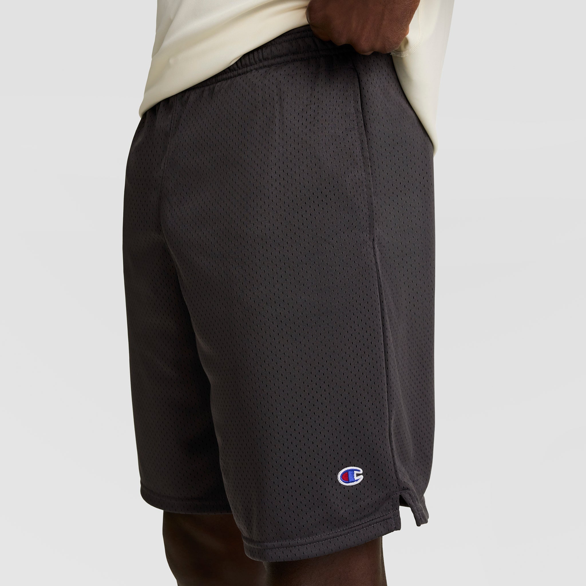 Champion 9" Classic Mesh Shorts - Granite