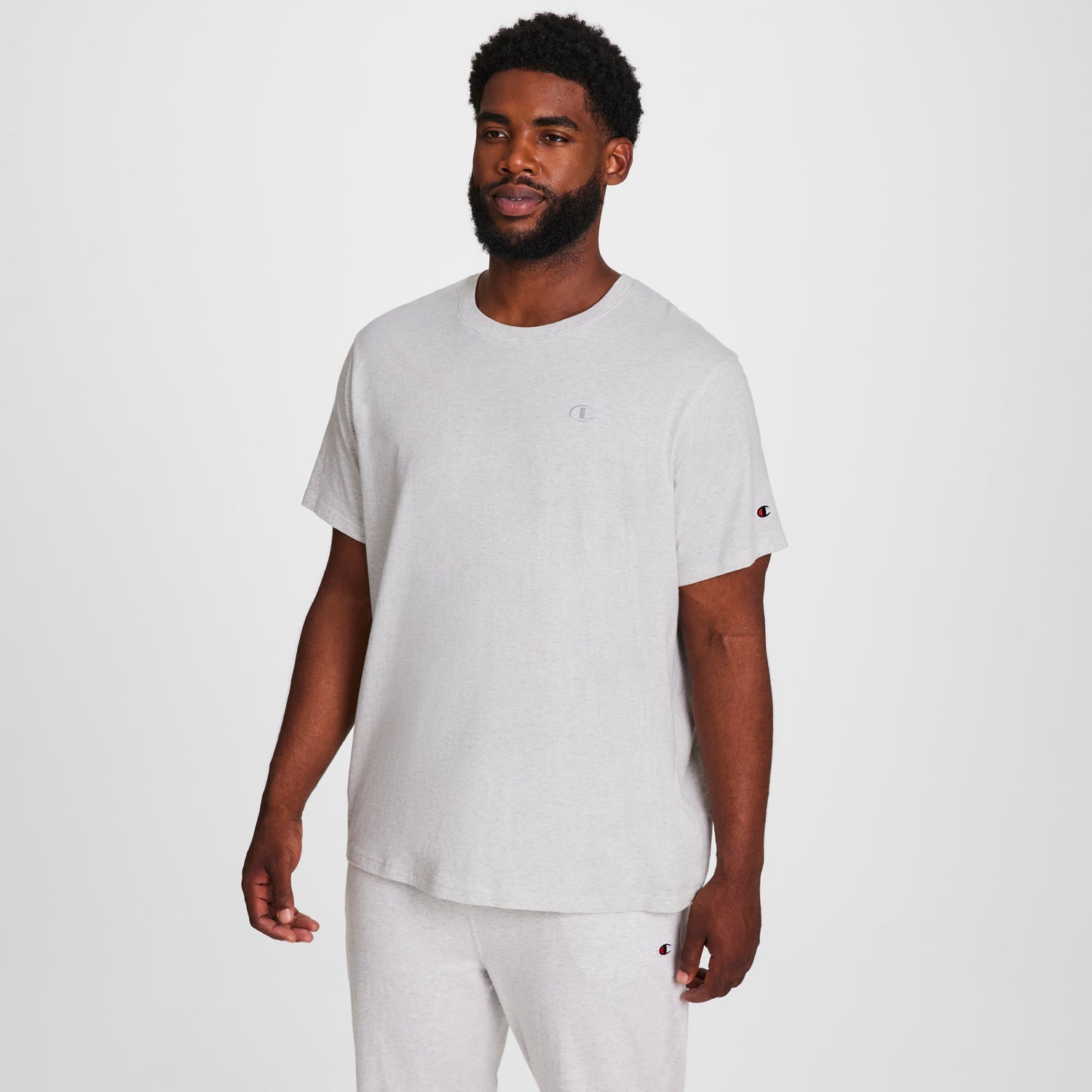 Champion Classic T-Shirt - Big & Tall - Platinum Silver Heather