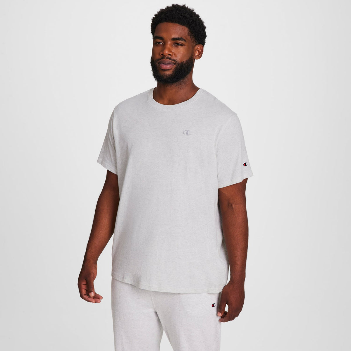 Champion Classic T-Shirt - Big & Tall - Platinum Silver Heather