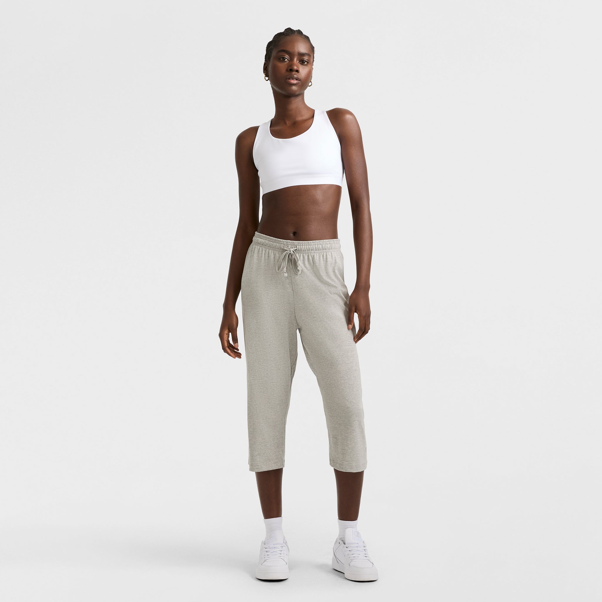 Champion Lightweight Lounge Capri Pants - New Manhattan Mist Heather