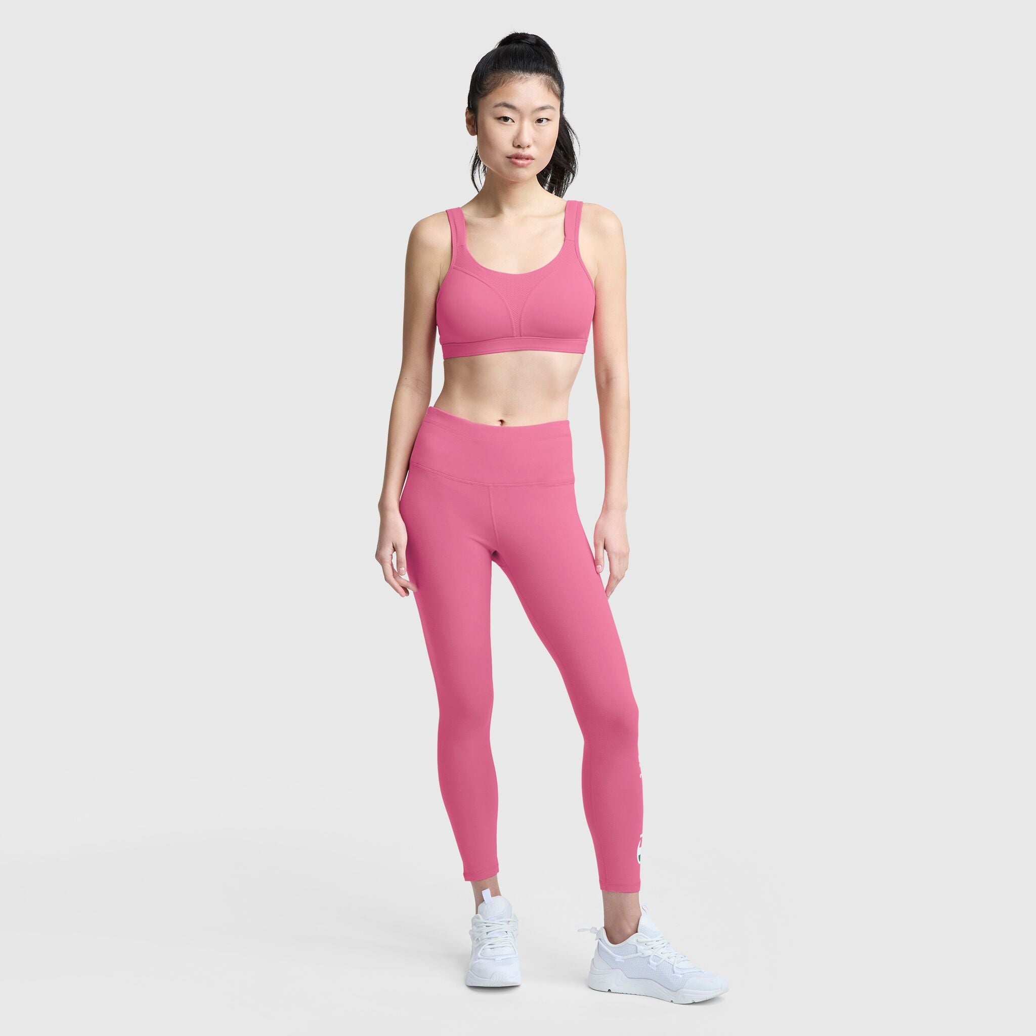Champion Spot Comfort High-Impact Sports Bra - Pink Cosmos