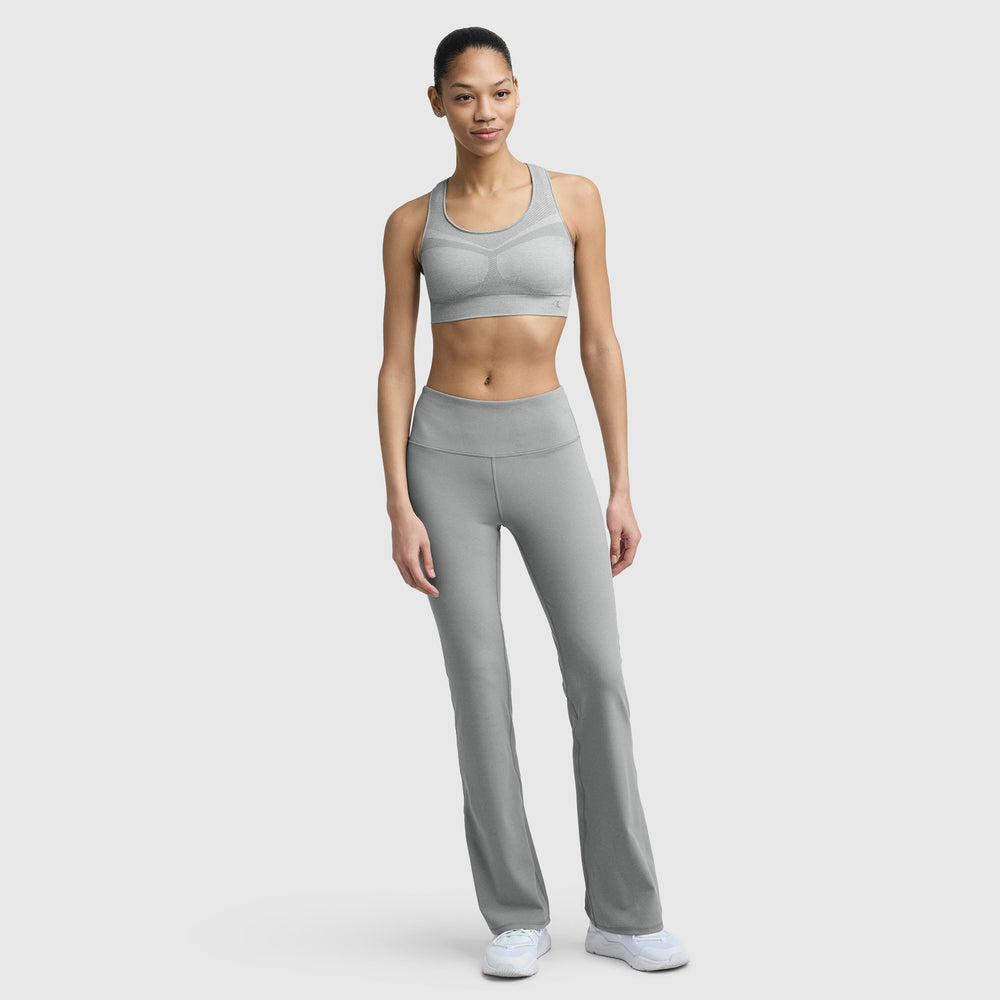 Champion Seamless Racerback Sports Bra - Oxford Grey Heather