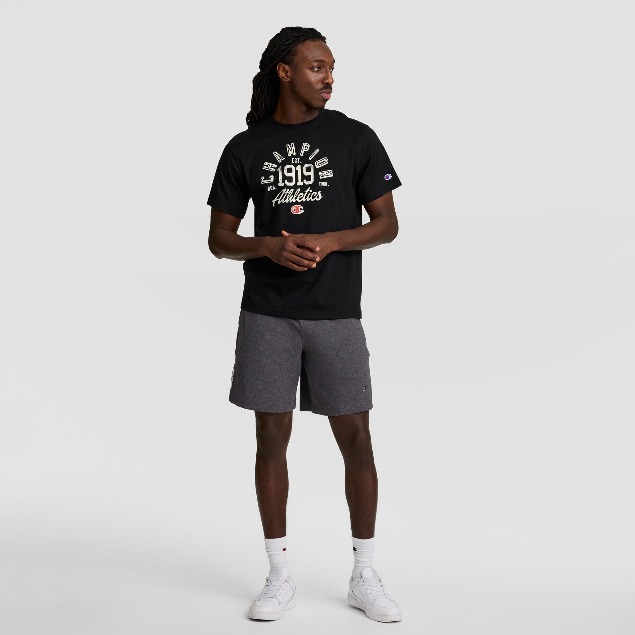 Champion 7" Jersey Short - Granite Heather