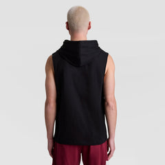 Champion Sleeveless Hoodie - Black