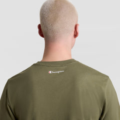 Champion Classic Graphic T-Shirt, Script Logo - Burnt Olive