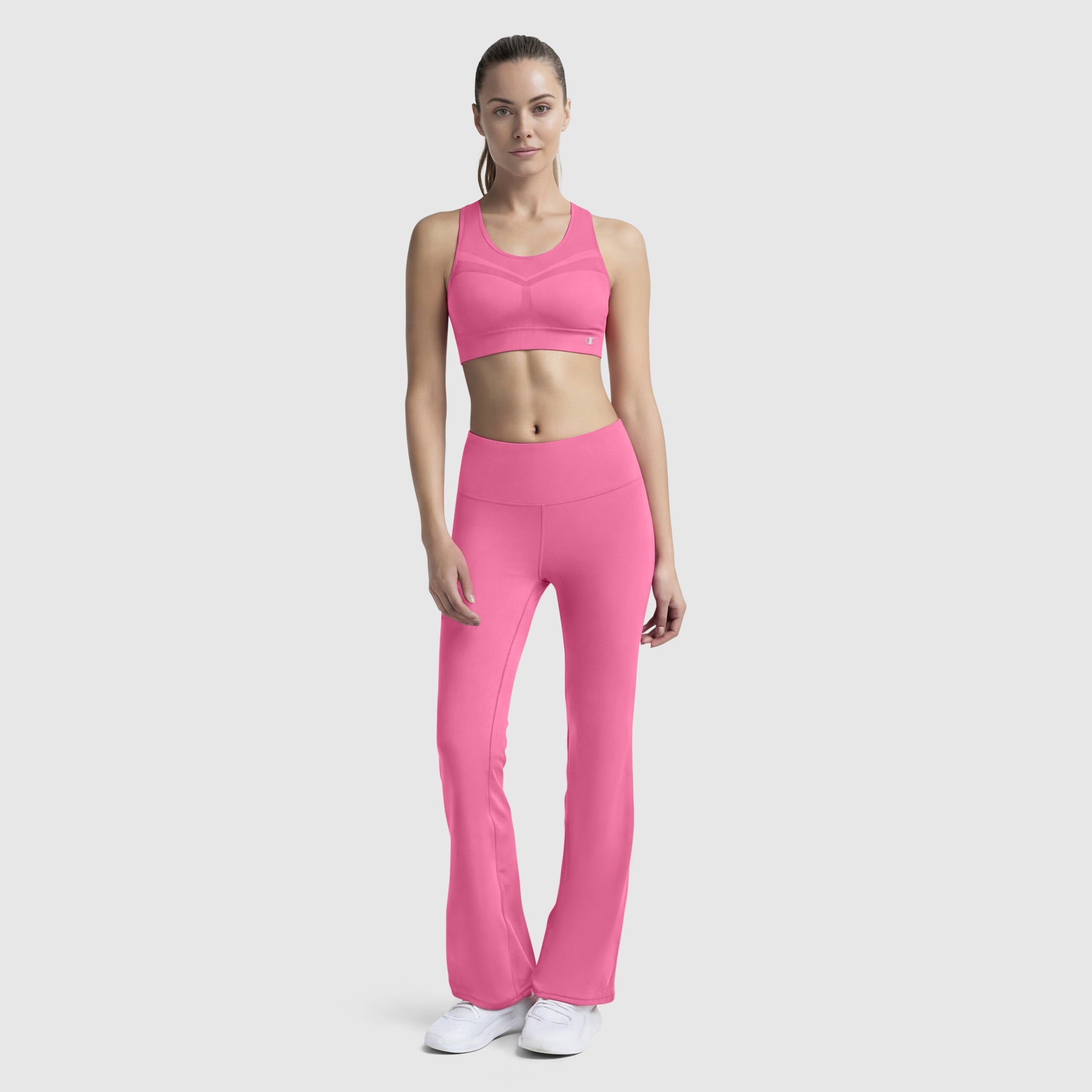 Champion Seamless Racerback Sports Bra - Pink Cosmos