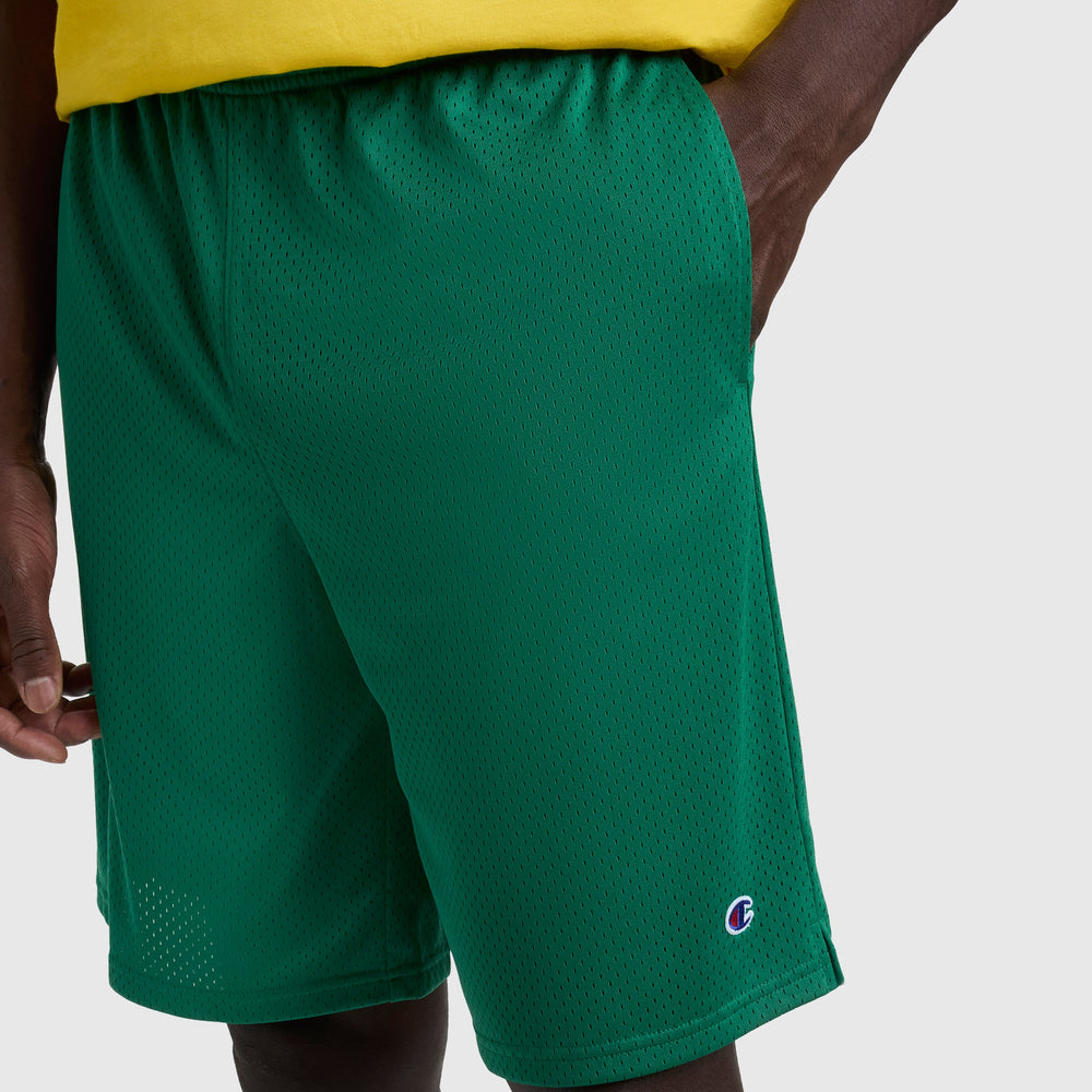 Champion 9" Classic Mesh Shorts - Verdant Green