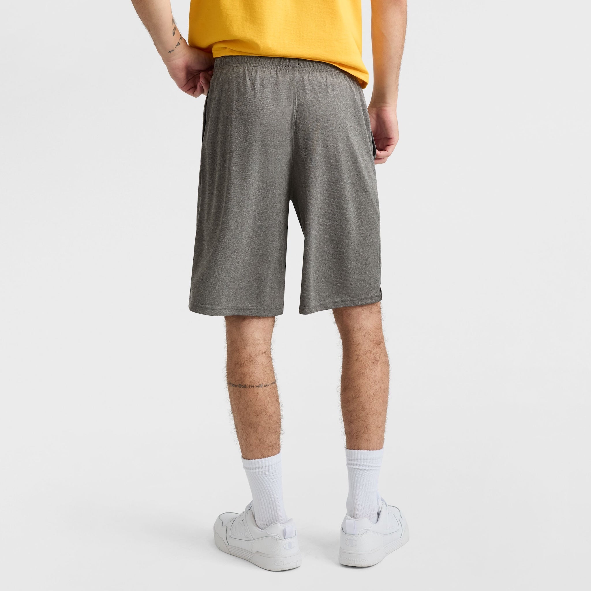Champion 10" Moisture Wicking, Sport Shorts - Granite Heather