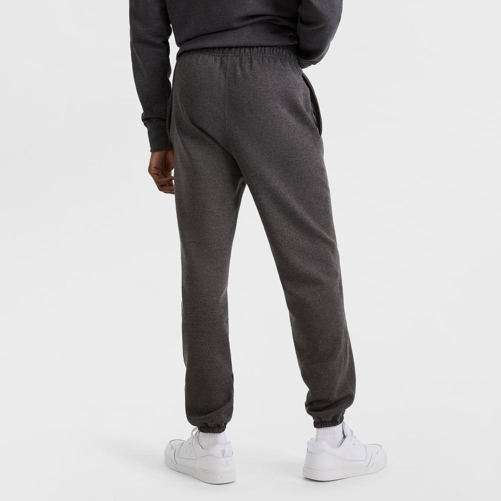 Champion Powerblend Sweatpants, Relaxed Hem - Granite Heather