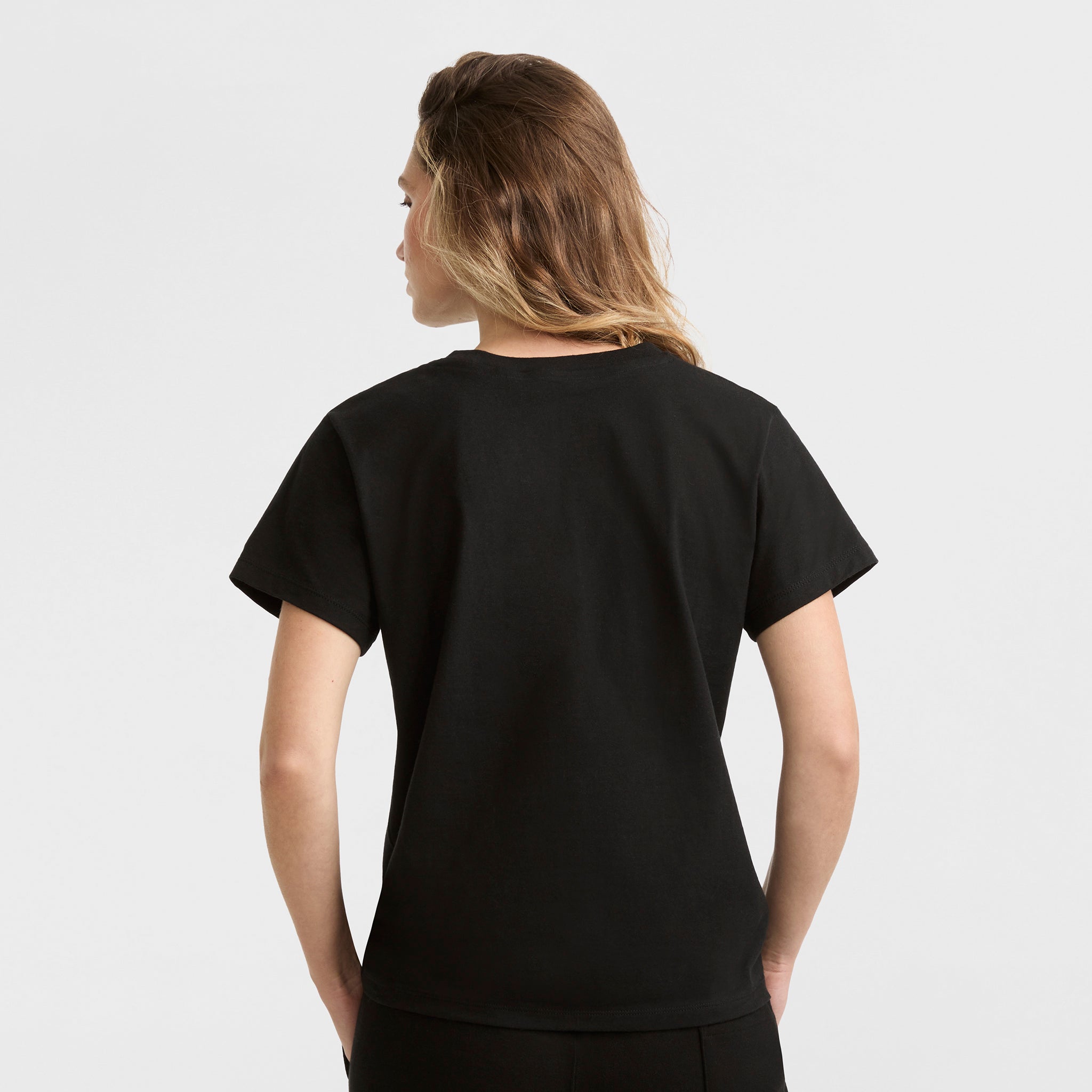 Champion Classic T-Shirt, Script Logo - Black