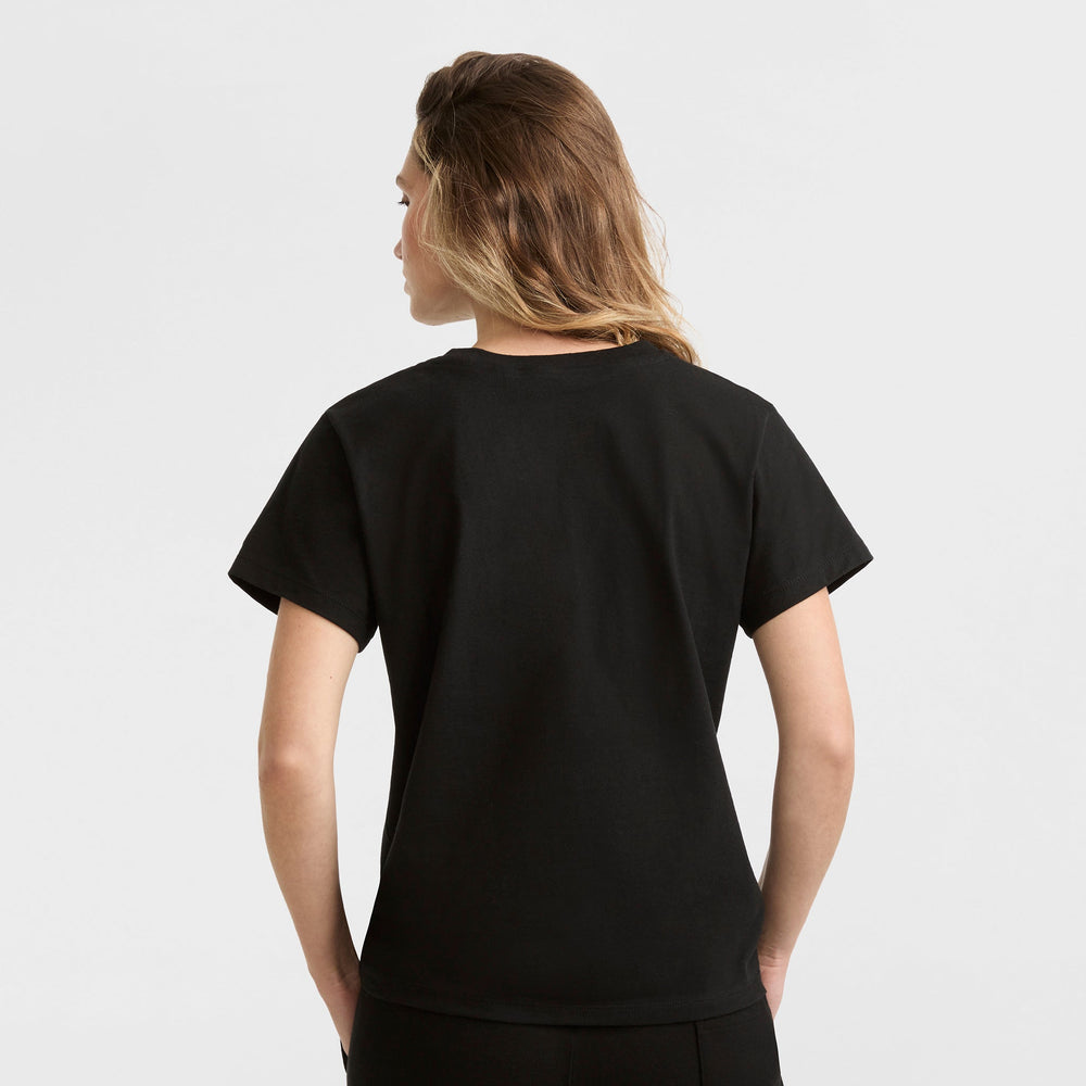 Champion Classic T-Shirt, Script Logo - Black