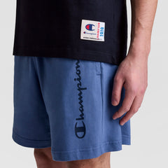 Champion Sleeveless Hoodie, Embroidered C Logo - Deep Navy