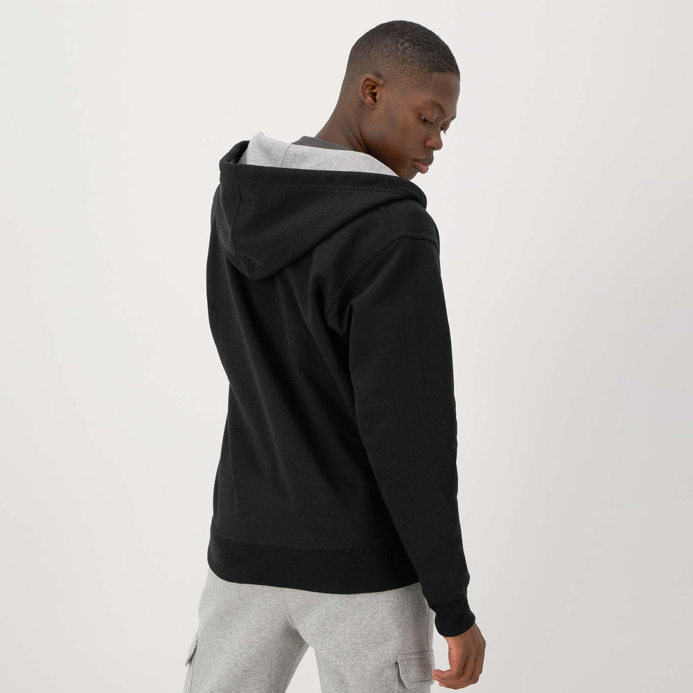 Champion Powerblend Full-Zip Hoodie - Black
