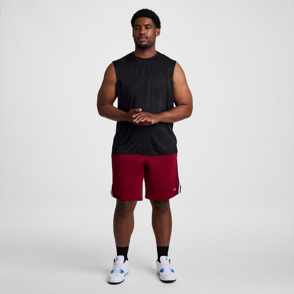 Champion Sport Muscle Tank, Reflective C Logo - Big & Tall - Black