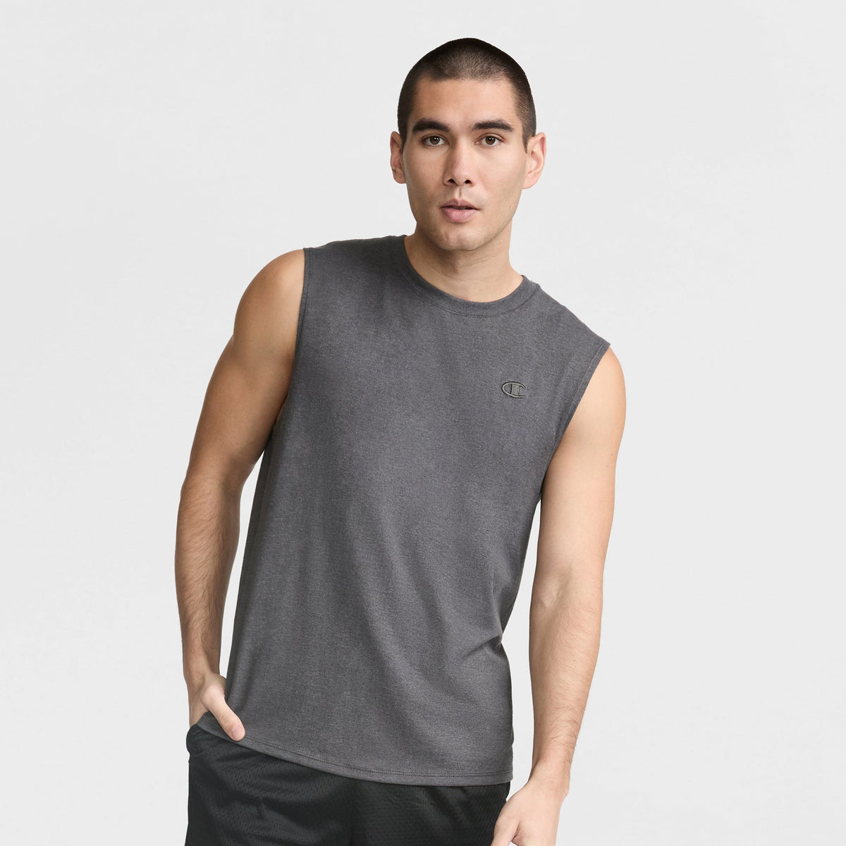 Champion Muscle Tank - Granite Heather