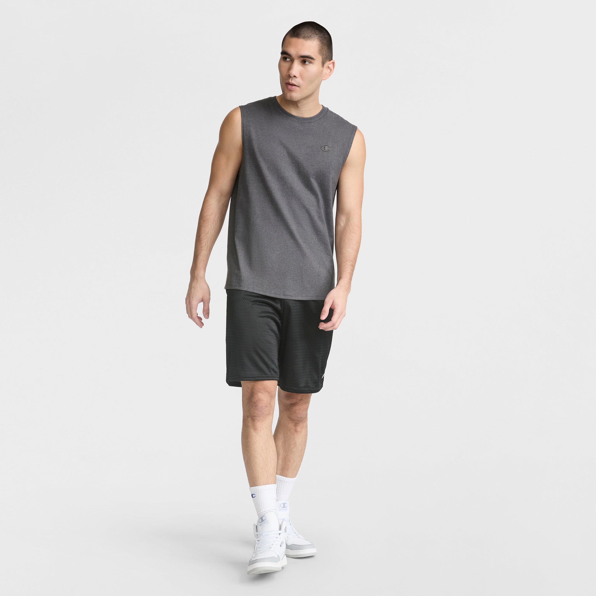 Champion Muscle Tank - Granite Heather