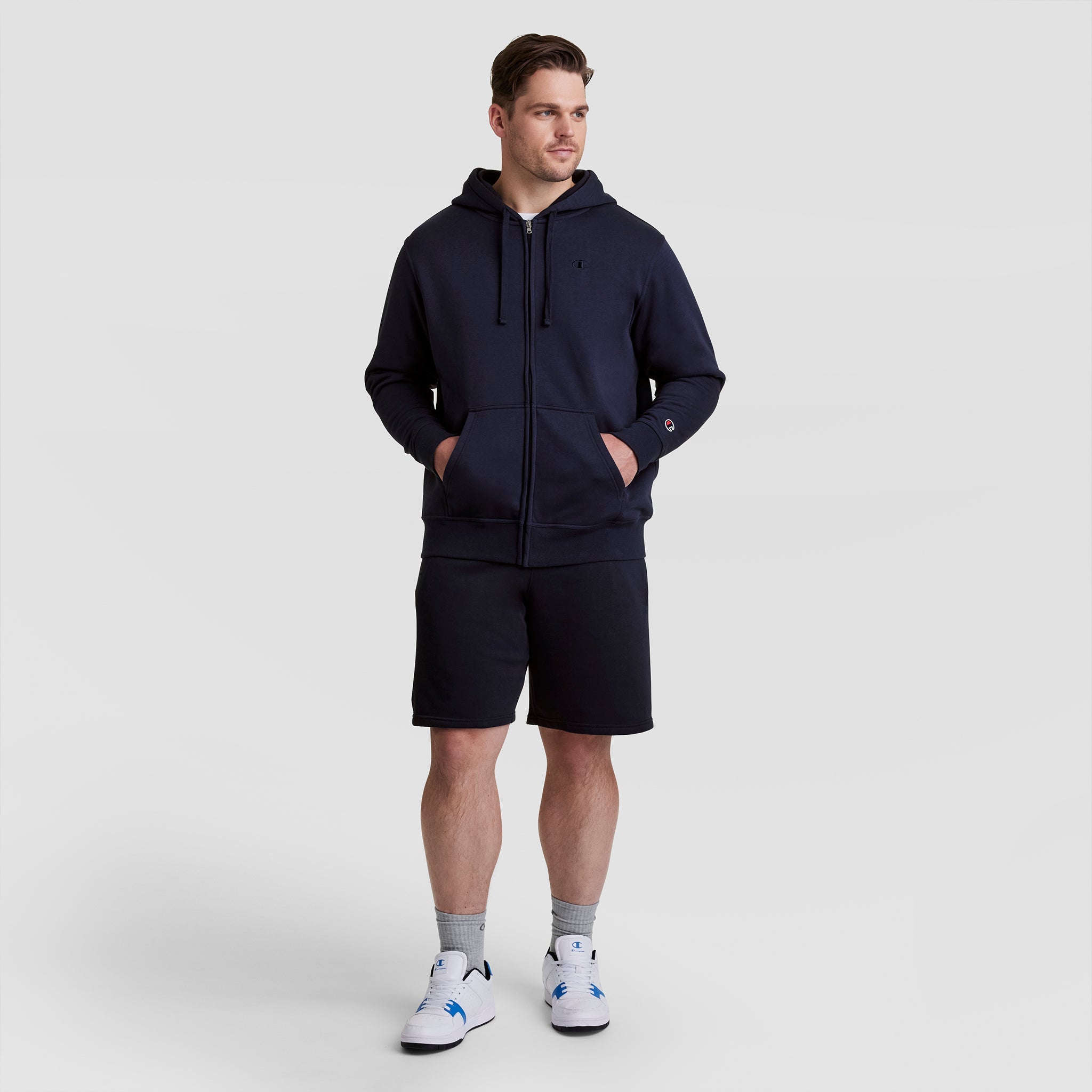 Champion 10" Powerblend Fleece Short - Big & Tall - Deep Navy