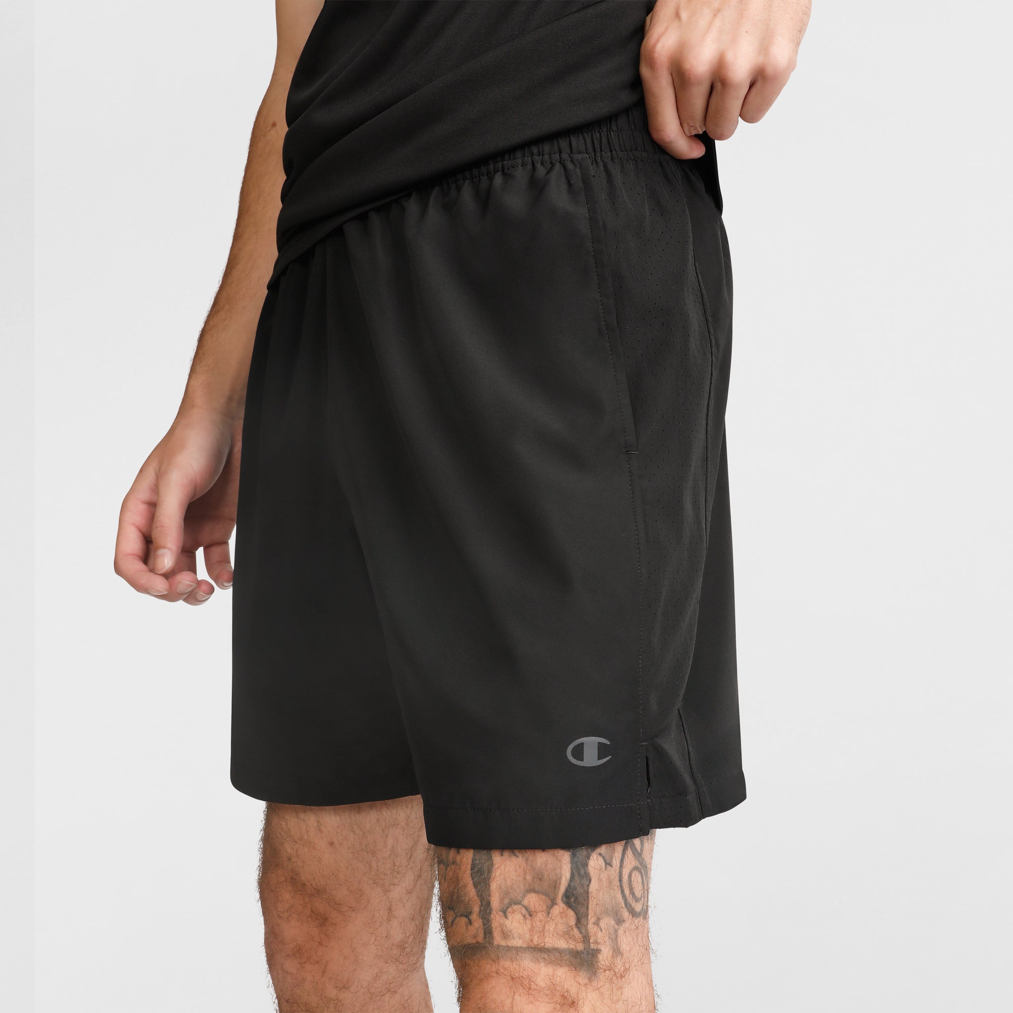 Champion 7" Woven Sports Shorts - Black