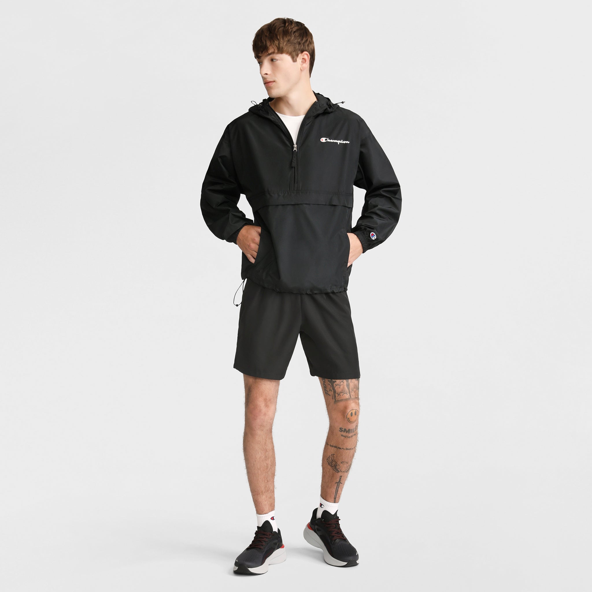 Champion 7" Woven Sports Shorts - Black