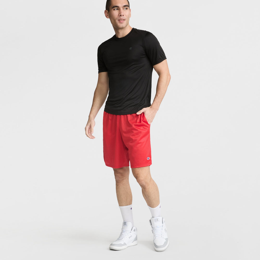 Champion 9" Classic Mesh Shorts - Crimson