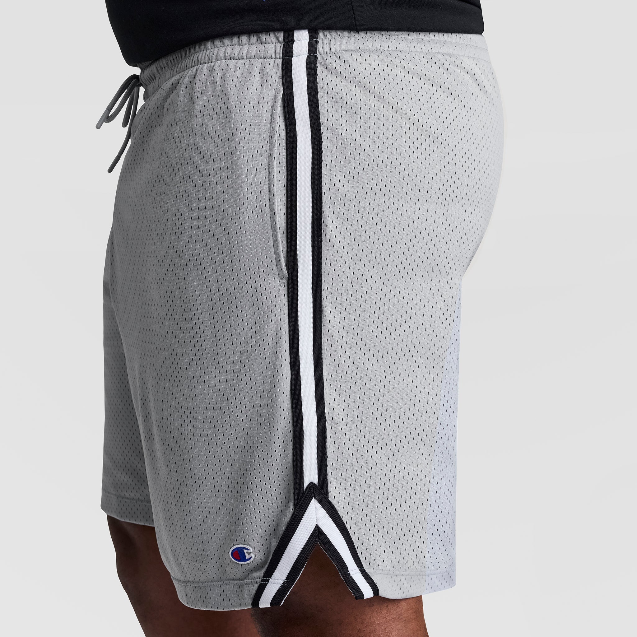 Champion 10" Lacrosse Mesh Shorts - Big & Tall - Quarry
