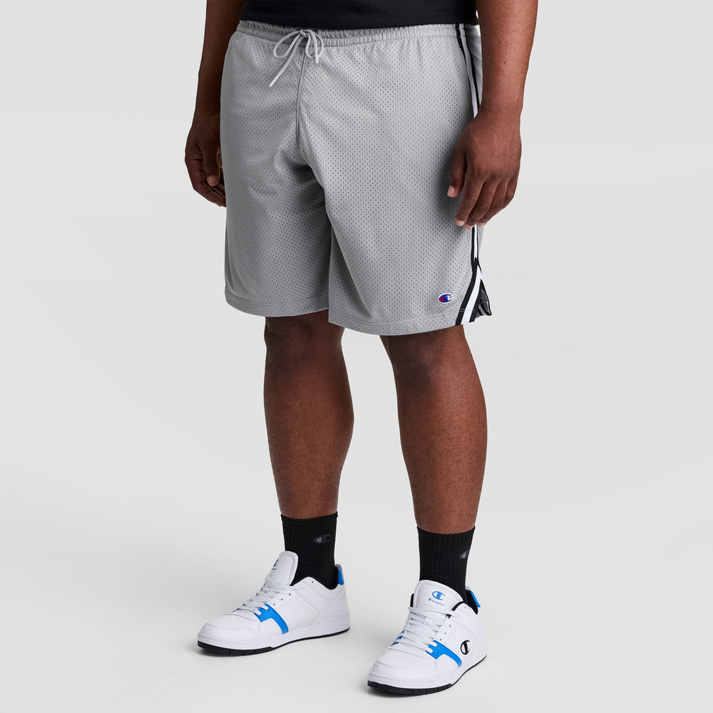 Champion 10" Lacrosse Mesh Shorts - Big & Tall - Quarry