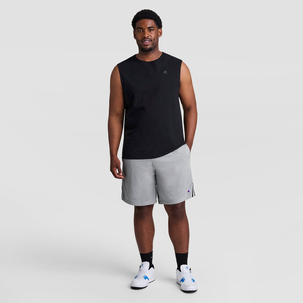 Champion 10" Lacrosse Mesh Shorts - Big & Tall - Quarry