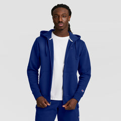 Champion Powerblend Full-Zip Hoodie - Blue Depth